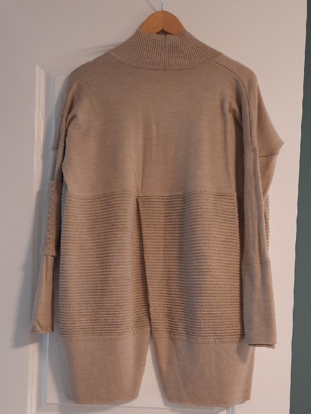 lululemon athletica Light Beige Open-Front Ribbed Cardigan - Picture 4 of 7